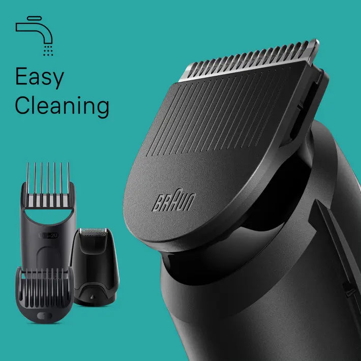 Braun 8-in-1 Style Kit 3 MGK3440 beard, hair. With 80min runtime, pouch, grey